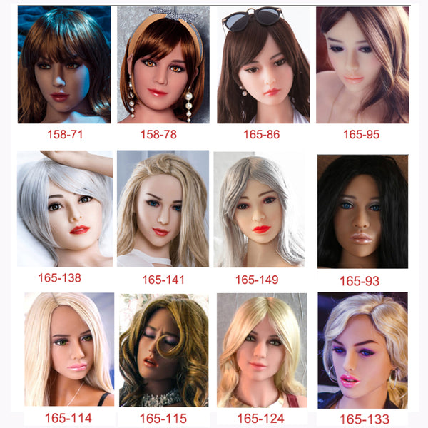 Tpe Heads Adult Female Sex Doll Extra Head Options Buy Separately Sex Doll Head
